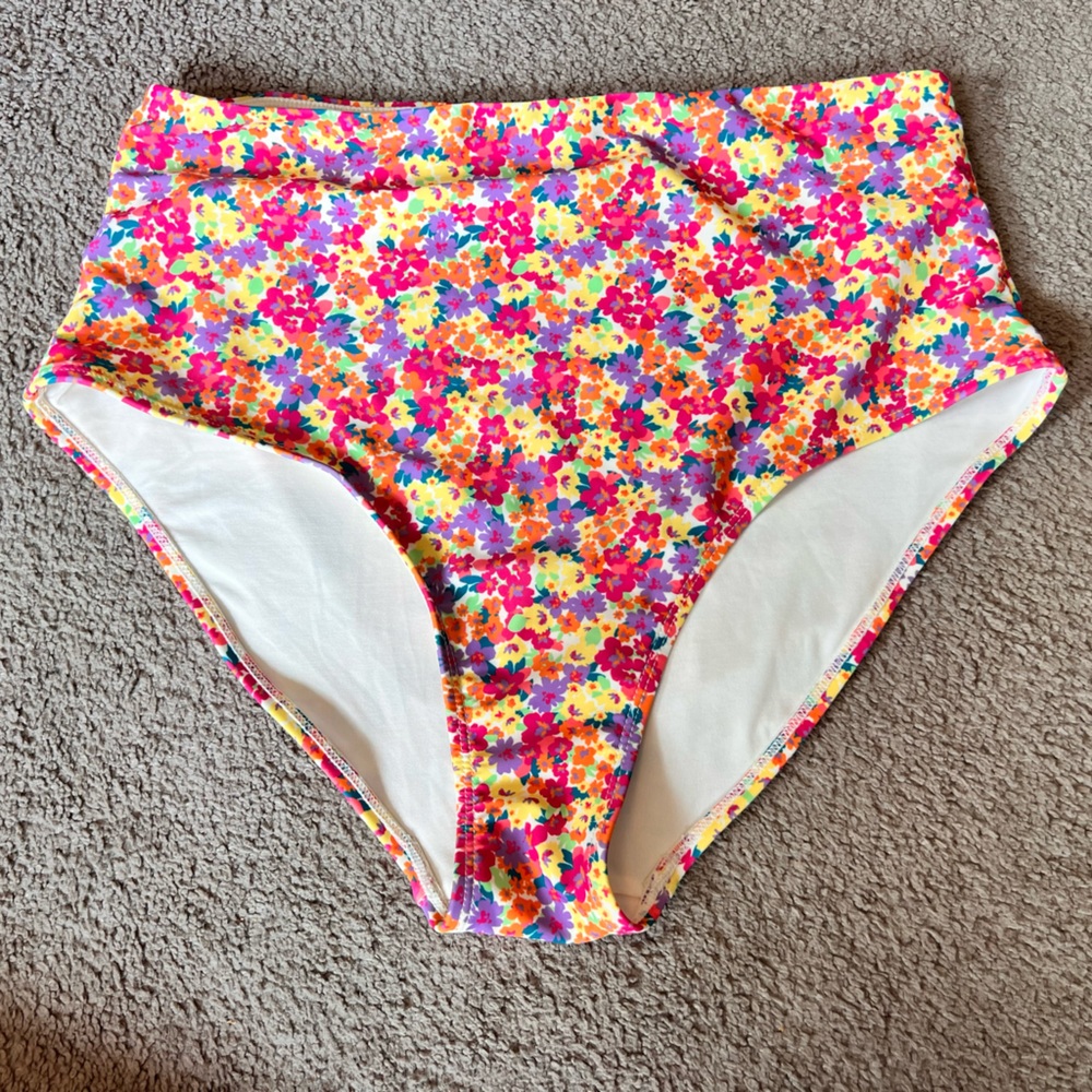 Old Navy Floral Bikini Bottom - Multicolor